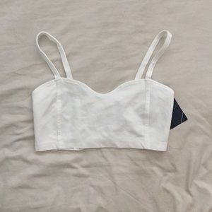 Brandy Melville White Chiyo Bralette